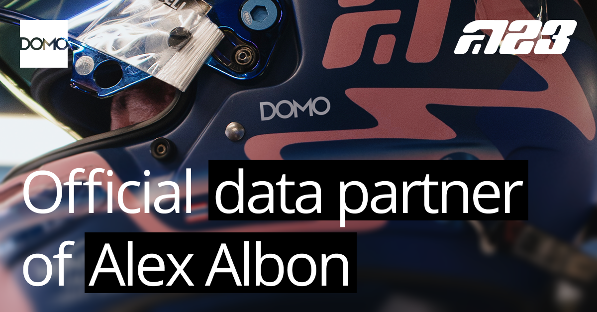 Domo、F1ドライバーのアレクサンダー・アルボン選手とパートナーシップ